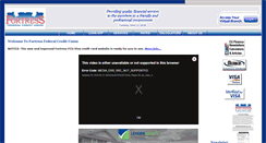 Desktop Screenshot of fortressfcu.org